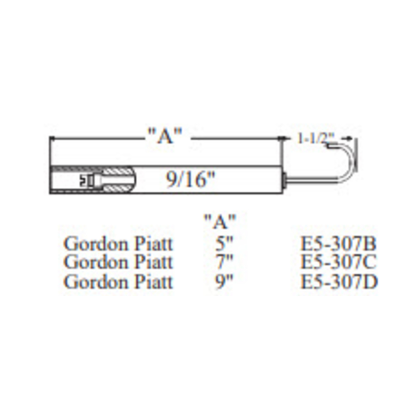 E5-307B-2PK - Westwood - 307B, Gordon Piatt Electrode 2pk