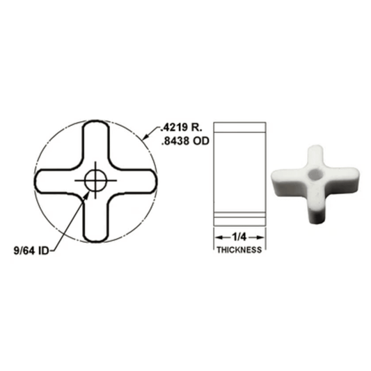 17412 - Crown - SCULLY SPIDER .843 DIA 4 PRONG (1EA)