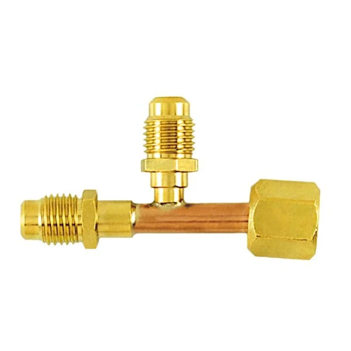 CD9621/2 - C&D - 1/4" f. flare without depressor tip x 1/4" m. (CD9601 w/o depressor tip) 2PK