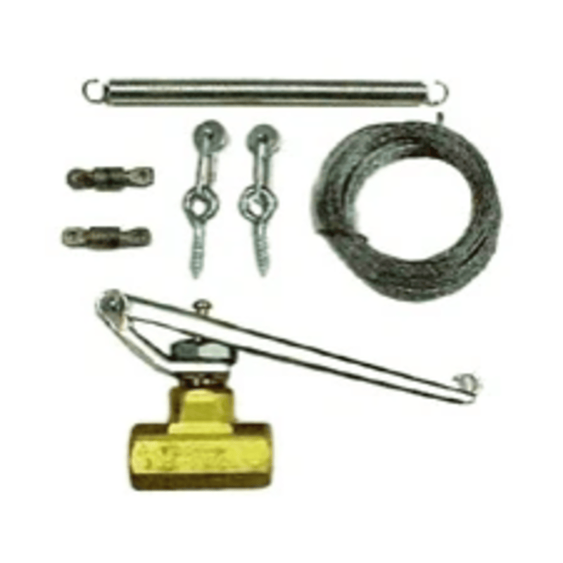 B100L - Crown - FIROMATIC LEVER VALVE 3/8 In. 3/8 In. NPT(f) BOTH ENDS BRASS (1EA)