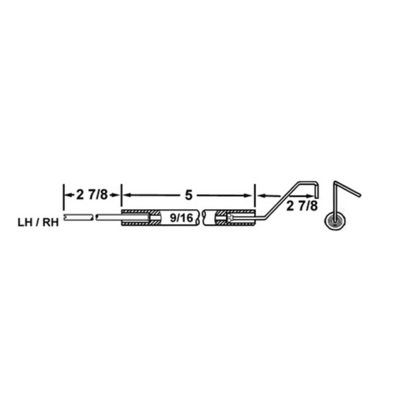 22148 - Crown - IRON FIREMAN * CI 60 149439 GO1 ELECTRODE T17076  WW357W(1EA)(WP-E5-357W )