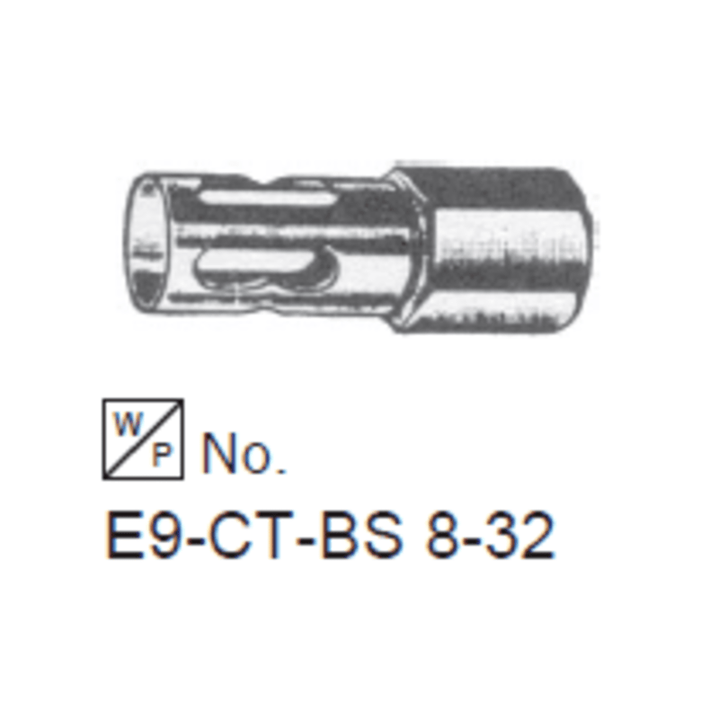 E9-CT-BS832-PK - Westwood - RAJAH CT-BS8-32 Cage terminal on  8-32 hex base 10pk