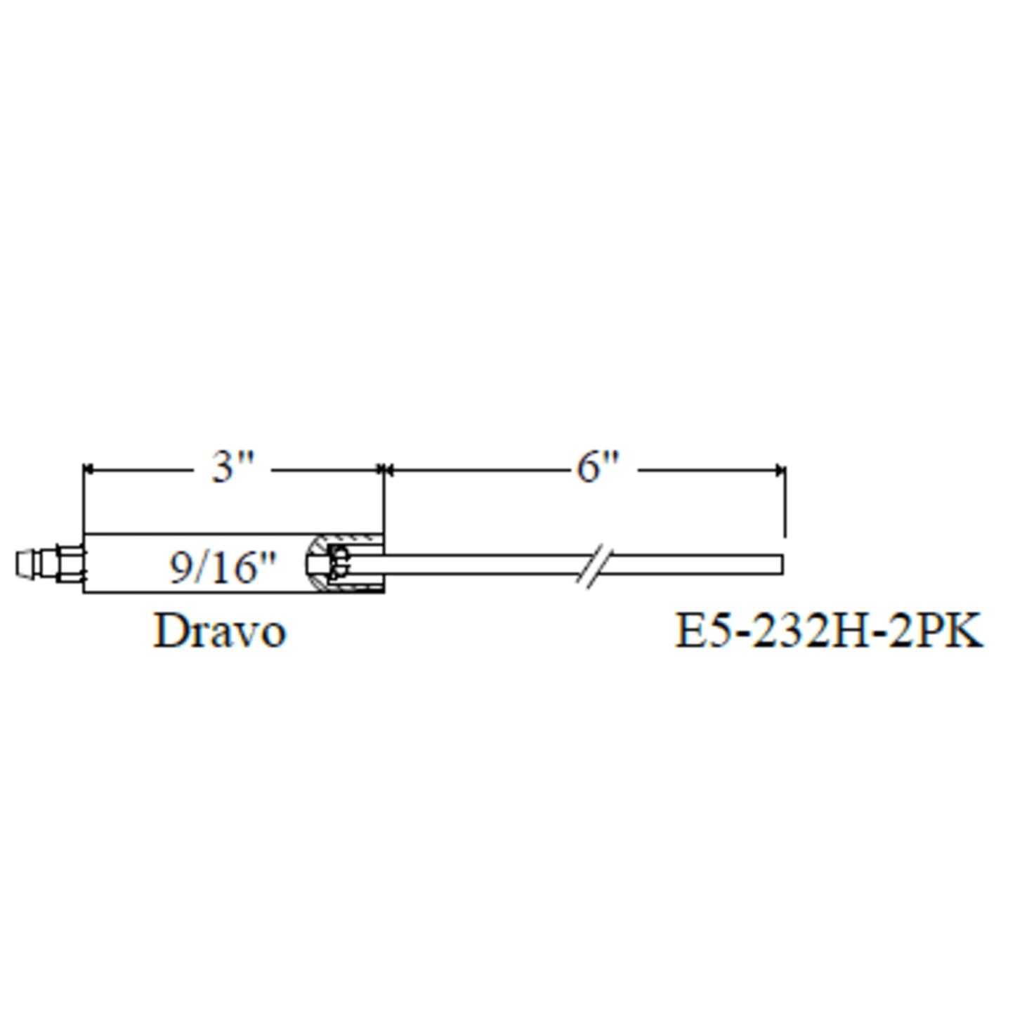 Westwood 232H Dravo Electrode 2pk