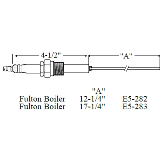 Westwood 283 Fulton Boiler Electrode