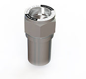 LI-50-4W - Henry - 4.50" long with reflex lens sight glass - Liquid Ind. - Weld End - Single Port