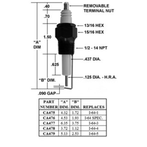 CA479 - Igniter/Replaces I-64-5