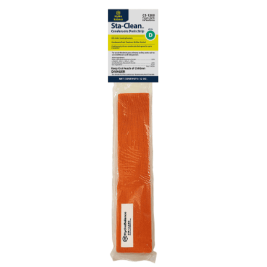 CS-1200  -  HydroBalance - Sta-Clean Pan Strips 1 Strip, 20 Ton, (12 PK)