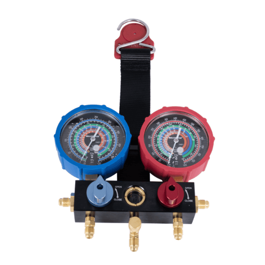 M2VMG - Malco - MULTI-GAS 2 VALVE MANIFOLD ONLY- R22, R134A, R404A, R407C