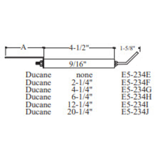 Westwood 234I, DucaneElectrode 2pk