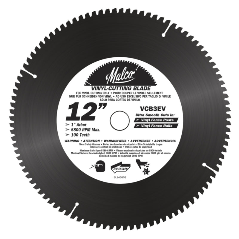 VCB3 EV - Malco - CIRC SAW BLD, VINYL FENCE 12" (1EA)