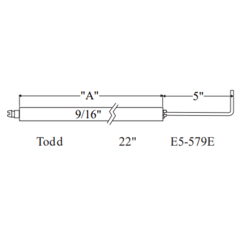 E5-579E-2PK - Westwood - 579E, Todd 22” Electrode 2pk