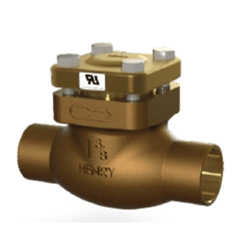 205-7/8 - Henry - 7/8 ODS - 22.225mm - Brass Globe Type for Discharge Line - Check Valve