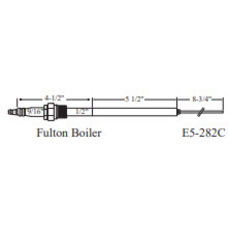 E5-282C-1PK - Westwood - 282C, Fulton Boiler Electrode 1pk