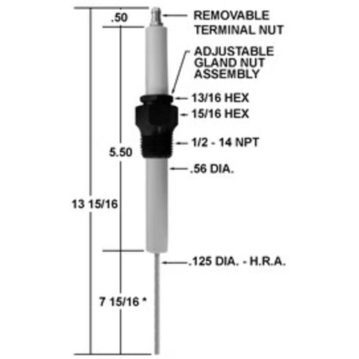 CA333 - Igniter/IP-19 W/ 7 15/16" Tip