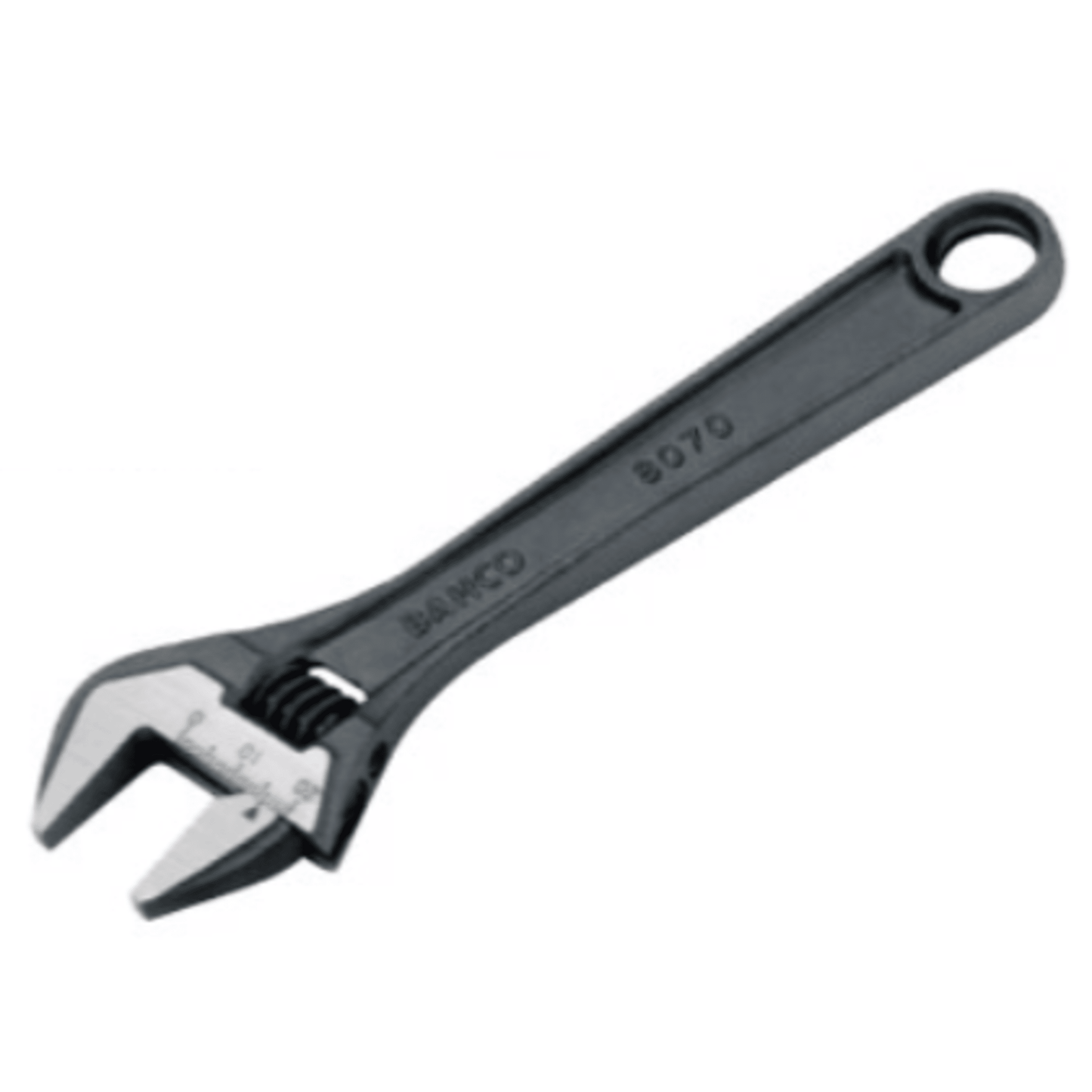 8071RUS - Bahco - 8" SAE Adjustable Industrial Black Finish Wrench