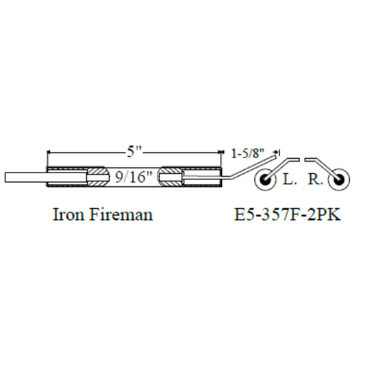 Westwood 357F Iron Fireman Electrode