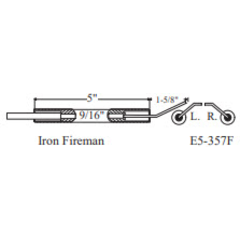 E5-357F-2PK - Westwood - 357F Iron Fireman Electrode 2pk