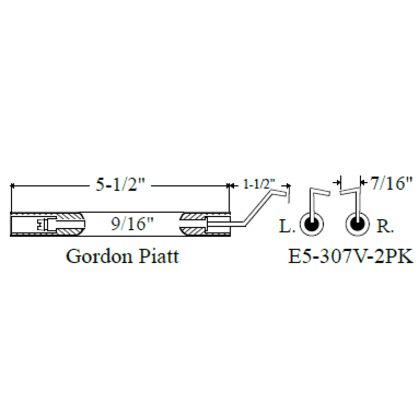 Westwood 307V Gordon Piatt Electrode 2pk