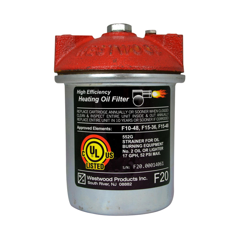 F20 - Westwood - Complete Cast Iron Top Filter w/ Pure-Oil Element