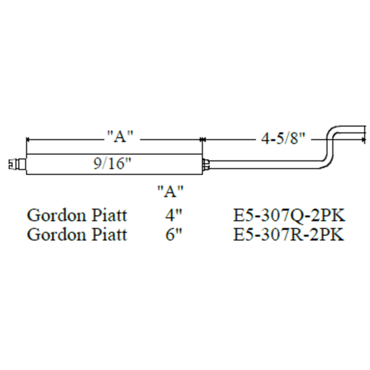 Westwood 307R Gordon Piatt Electrode 2pk