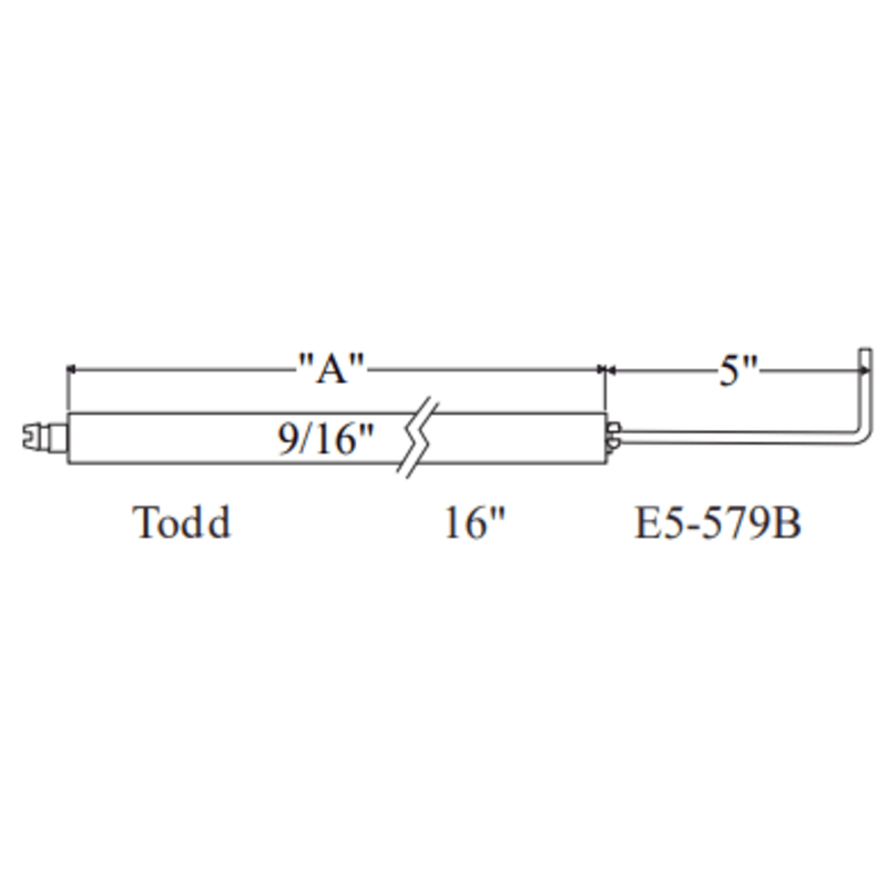 E5-579B-2PK - Westwood - 579B, Todd 16” Electrode 2pk