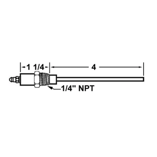 22426 - Crown - LENNOX  FLAME ROD  P-8-7038 ELECTRODE 17432/17445 (1EA) (WP-E5-384D)