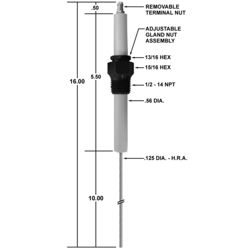 CA342 - Igniter/Maxon 47232 W/ 10" Tip