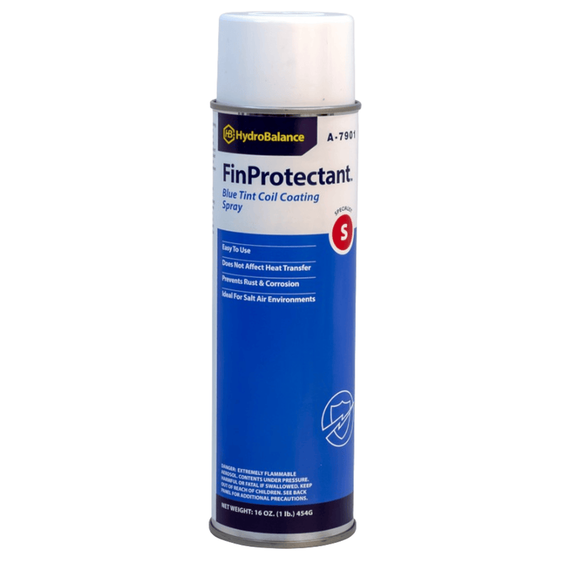 A-7901  -  HydroBalance - Fin Protectant (Blue) Aerosol 16 oz NetWt Aerosol, (12 PK)