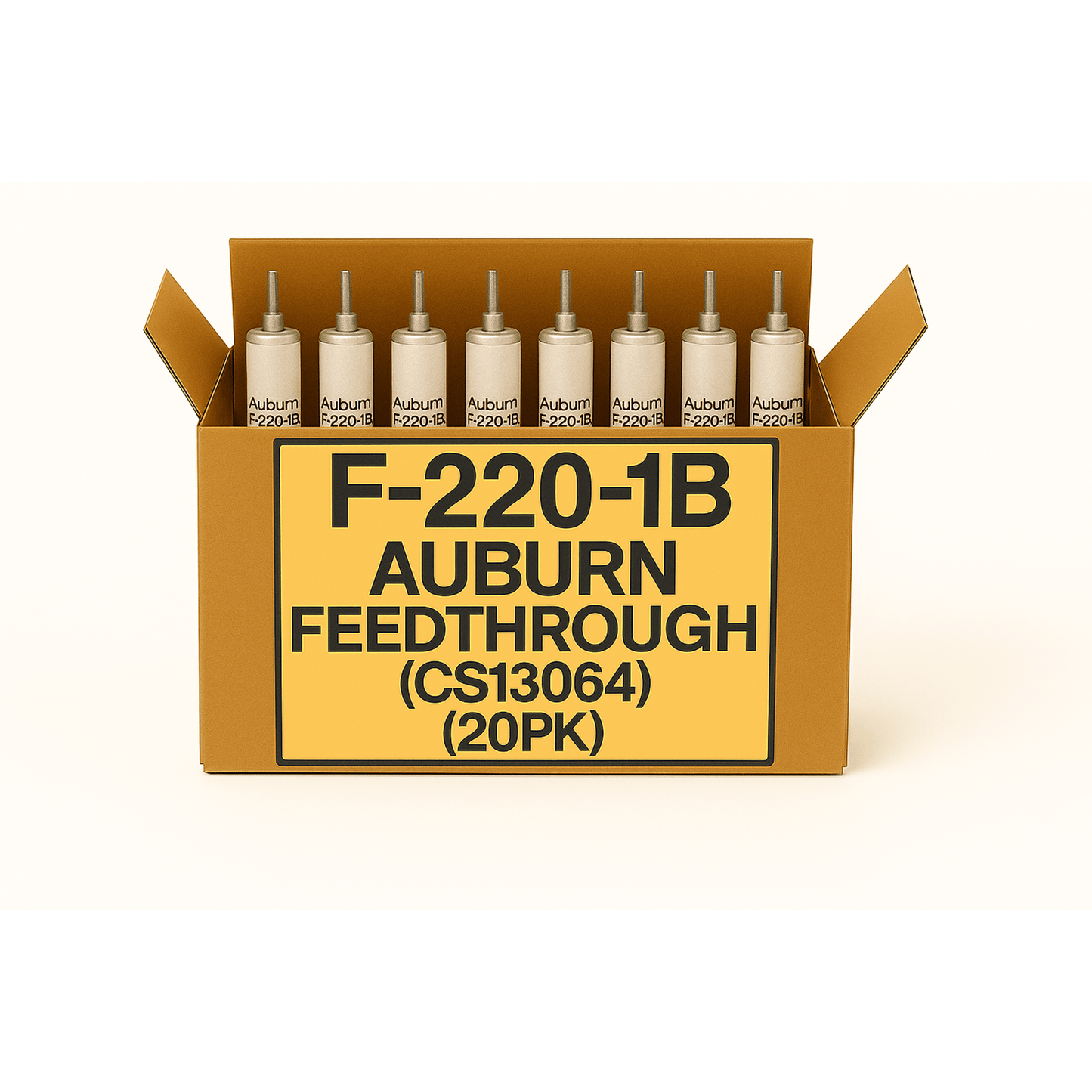 F-220-1B - Auburn - Feedthrough  (CS13064) (20PK)