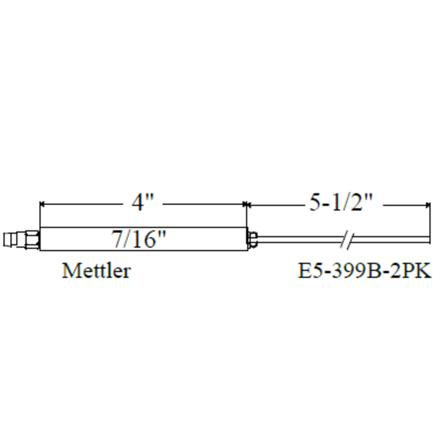 Westwood 399B Mettler Electrode 2pk