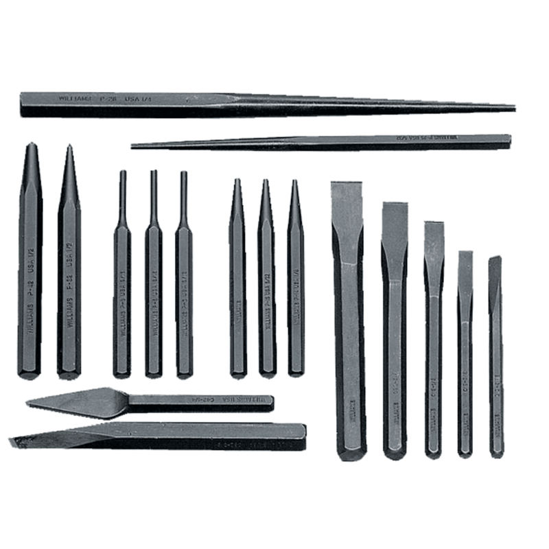 JHWPC-17 - Williams - PC-17, Punch & Chisel Set 17pc