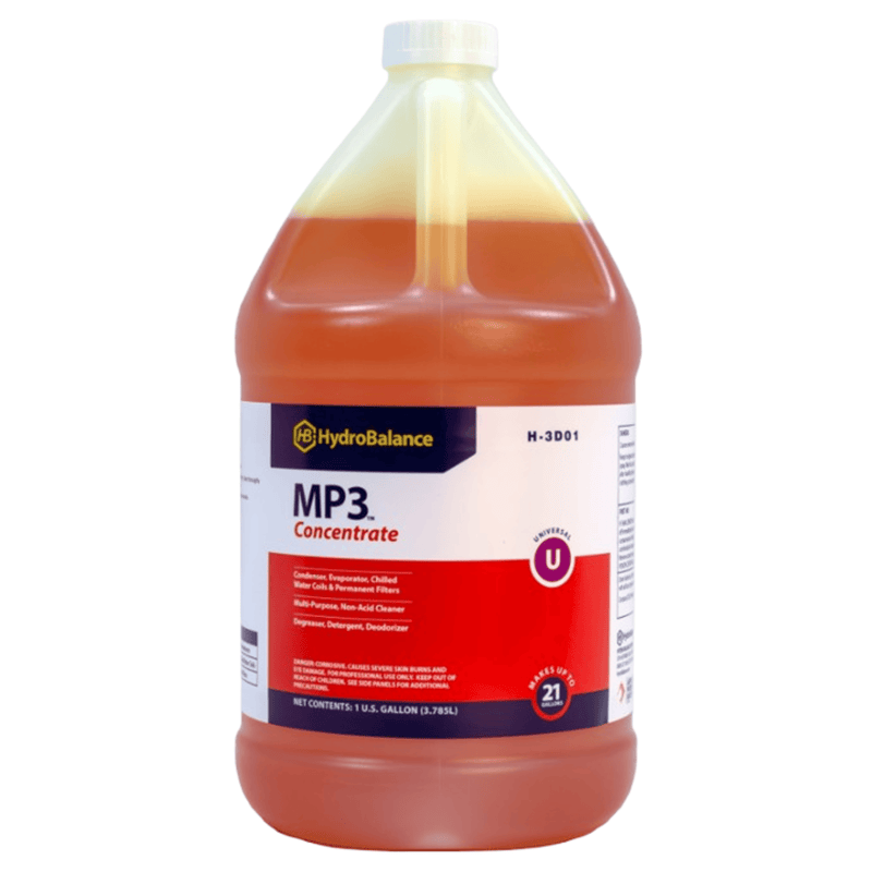 H-3D01  -  HydroBalance - MP3 Concentrated Cleaner 1 Gal Bottle, (4PK)