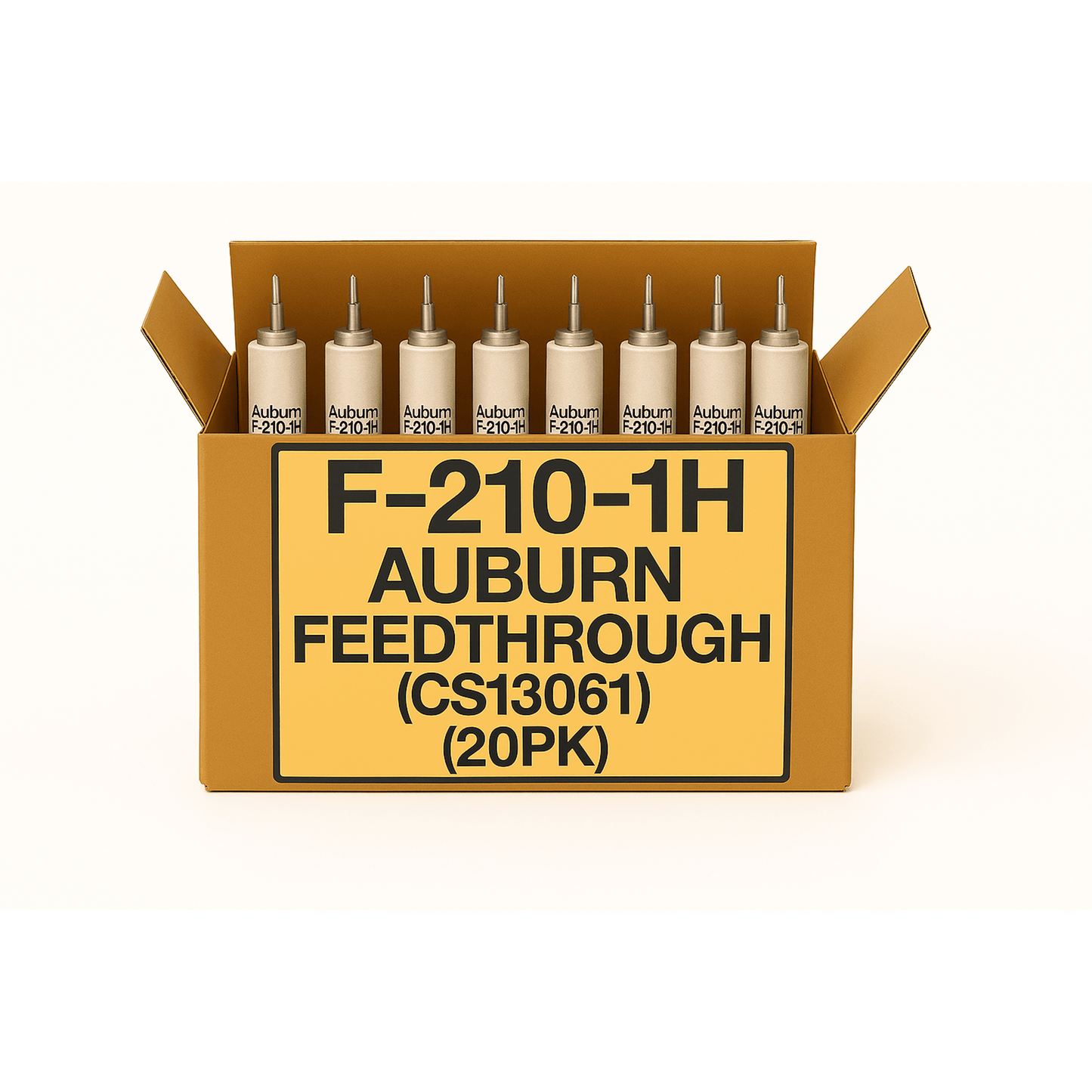 F-210-1H - Auburn - Feedthrough  (CS13061) (20PK)