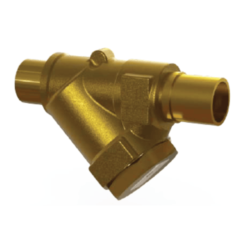 896A-5/8S - Henry - 5/8 ODS - Strainer - "Y" Type Forged Brass Body w/Removable Screen Cartridge