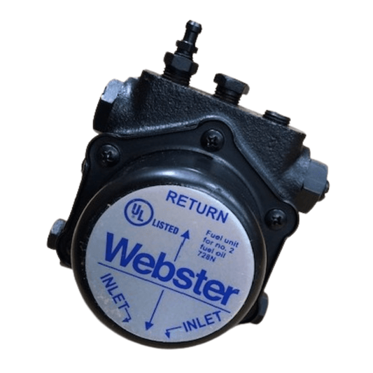 Webster 22R623C-5BE14, Two Stage Pump