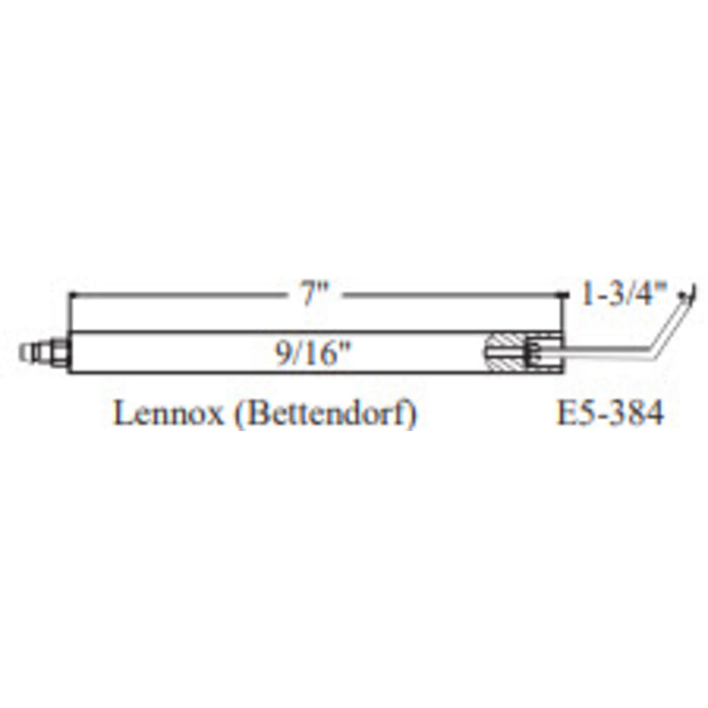 E5-384-2PK - Westwood - 384, Lennox (Bettendorf) Electrode 2pk