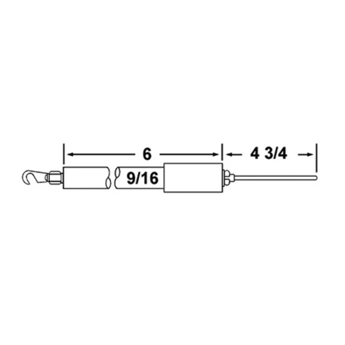 20996 - Crown - 873-70 ELECTRODE   17125 (1EA) (Replacement for Westwood WP-E5-205A5)