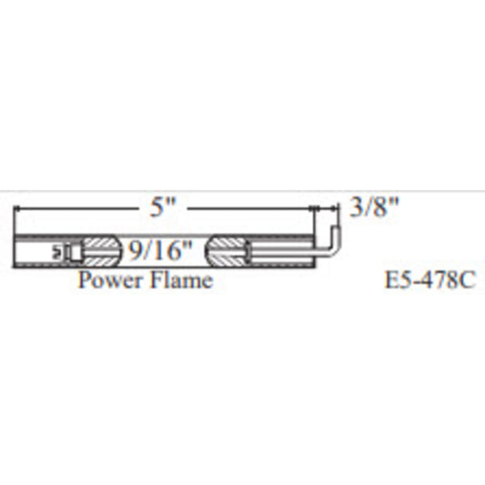 Westwood 478C Power Flame Electrode 2pk
