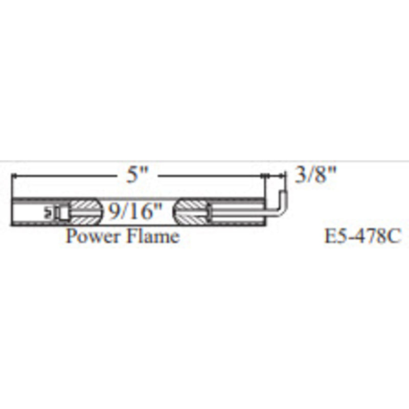 E5-478C-2PK - Westwood - 478C, Power Flame Electrode 2pk