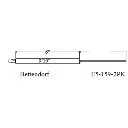 Westwood 159 Bettendorf Electrode 2pk