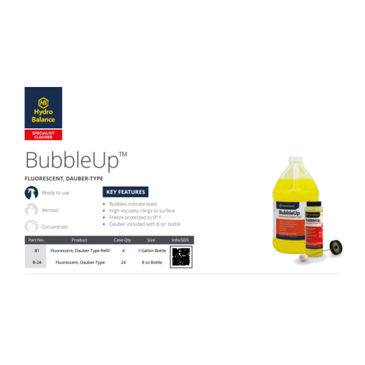 HydroBalance BubbleUp™ Fluorescent, Dauber-Type
