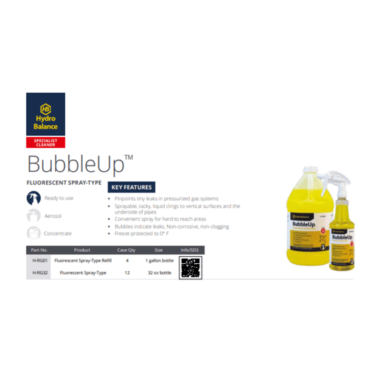 HydroBalance BubbleUp™ Fluorescent Spray-Type