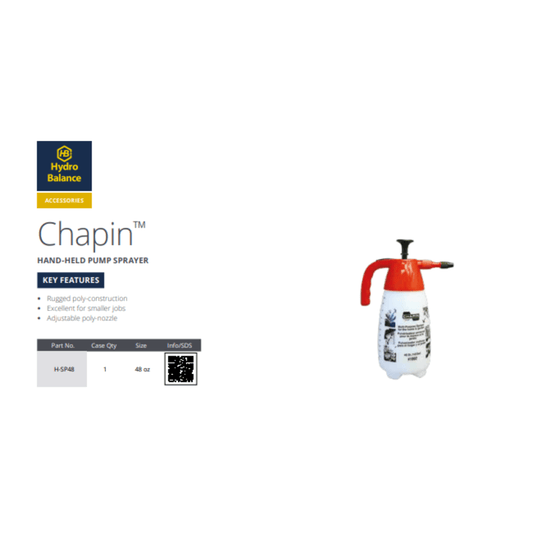 HydroBalance Chapin™ Hand-Held Pump Sprayer