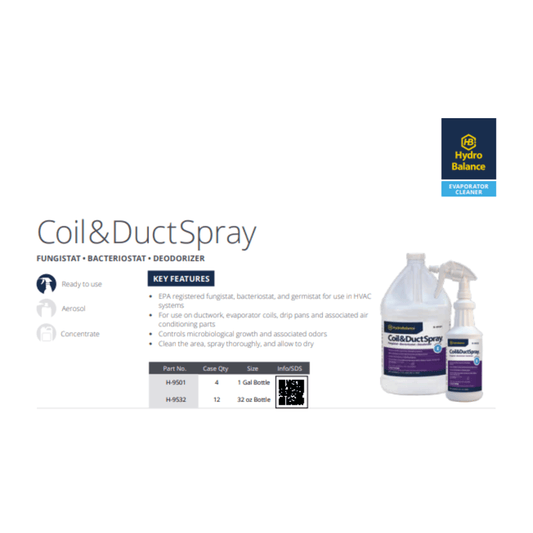 HydroBalance Coil &amp; Duct Spray