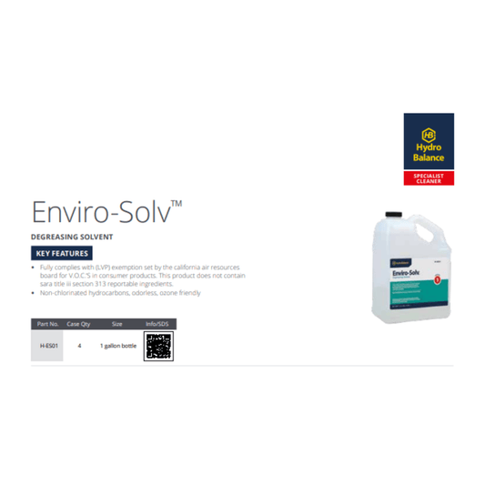 HydroBalance Enviro-Solv™ Degreasing Solvent