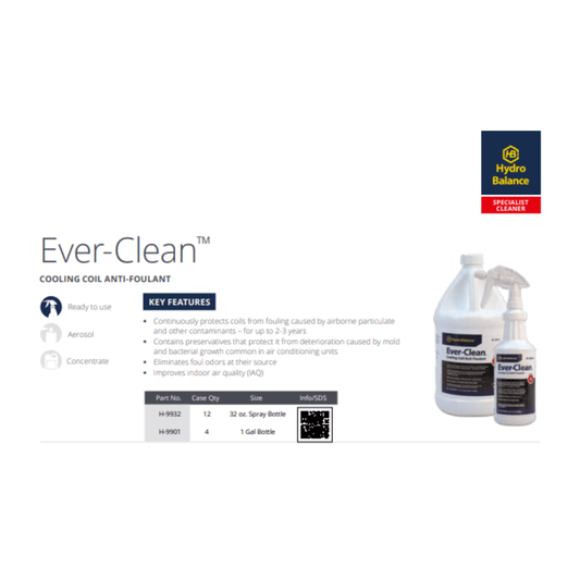 HydroBalance Ever-Clean™ Cooling Coil Anti-Foulant