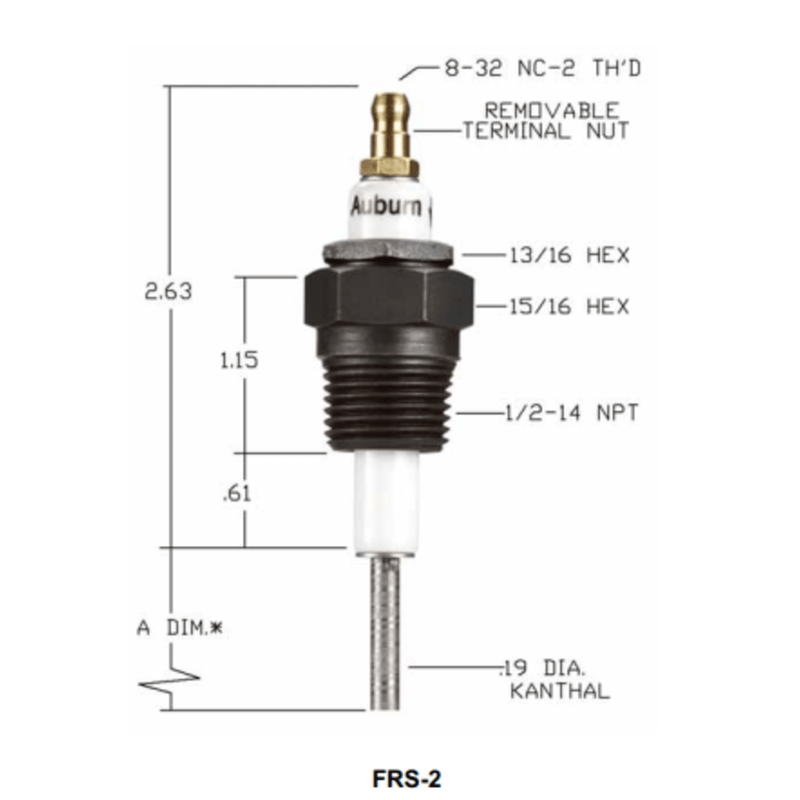 FRS-2-6 - Auburn - Flame Rod (CS13034)