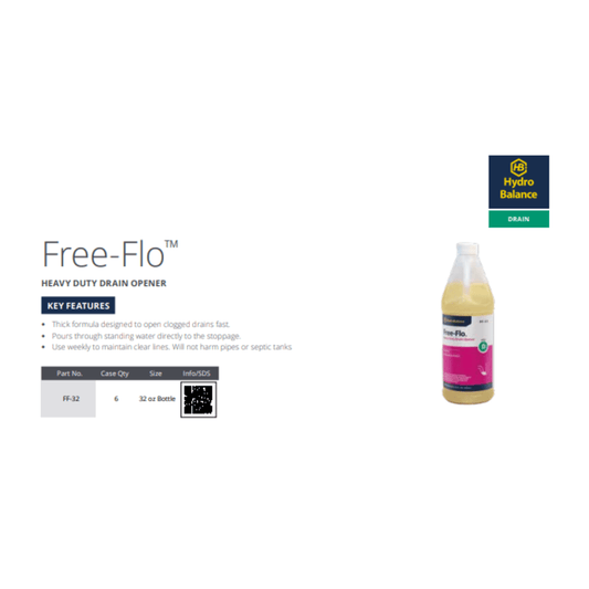 HydroBalance Free-Flo™ Heavy Duty Drain Opener