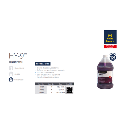 HydroBalance HY-9™ Concentrate