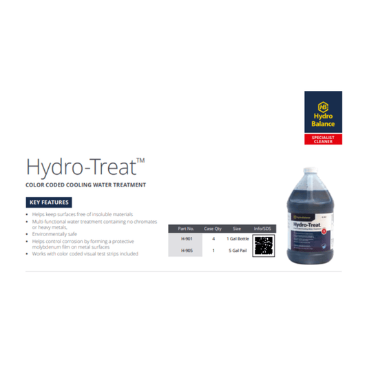 HydroBalance Hydro-Treat™ Color Coded Cooling Water Treatment